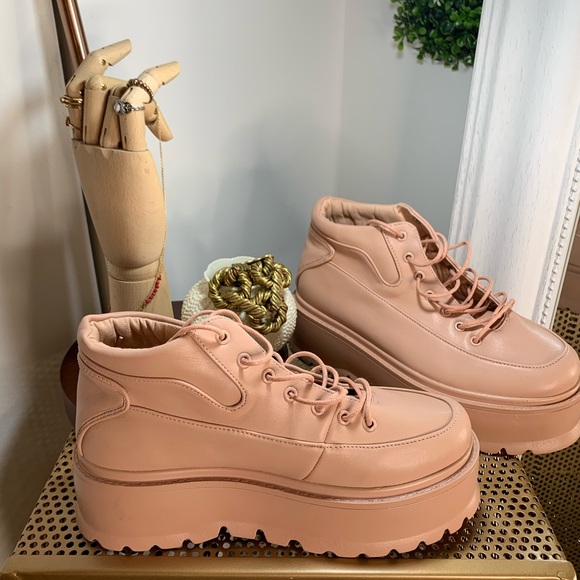 SoMe platform shoes, size 10 US, color: Dusty Rose - Picture 5 of 8